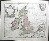 Magnae Britanniae Tabula, Comprehendens Angliae, Scotiae, ac Hiberniae Regna, Ad Usum Serenissimi Burgundiae Ducis.